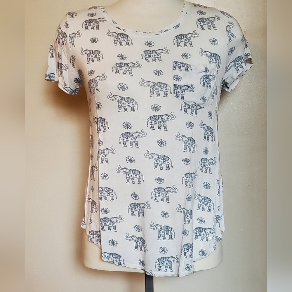 Hollister AOP Elephant Shirt